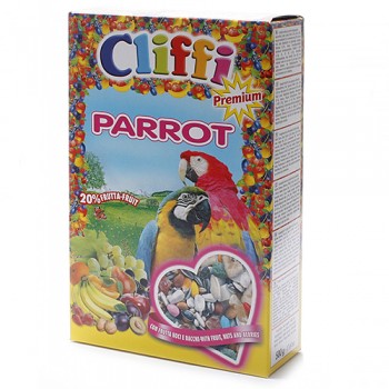 Для попугаев с ягодами фрутти и орехами, Super Premium Parrot